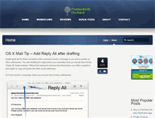 Tablet Screenshot of productivityorchard.com